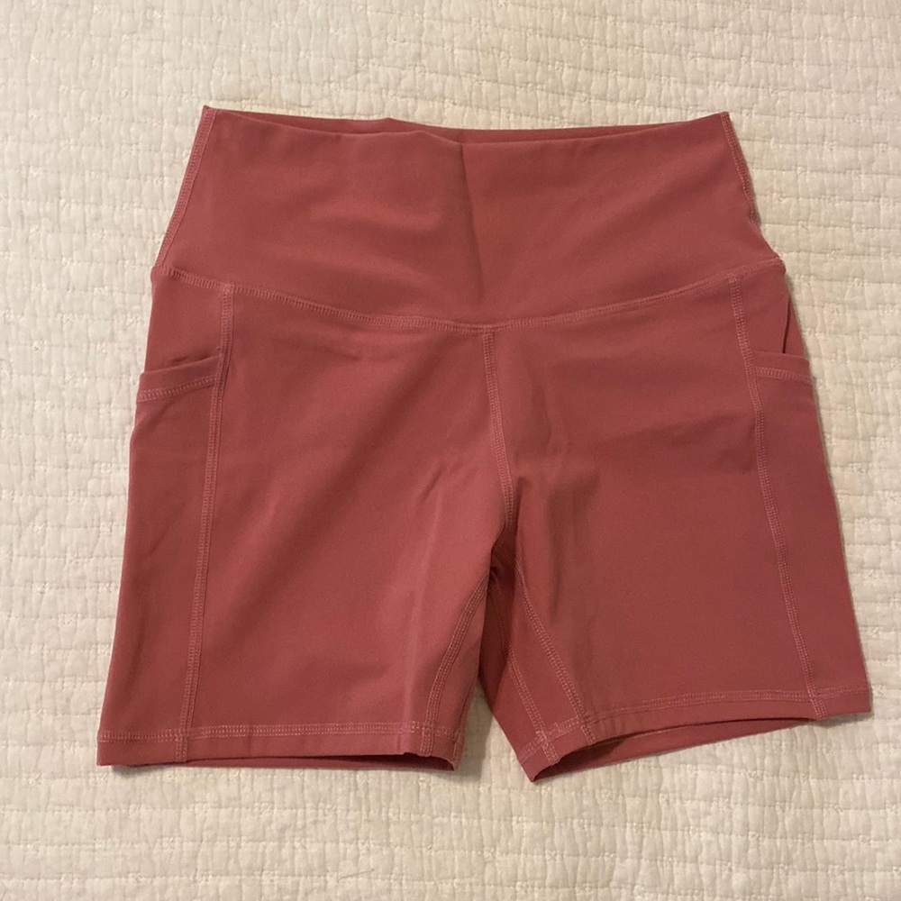 Large Pink Biker Shorts
